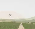 The path connects all the terraces