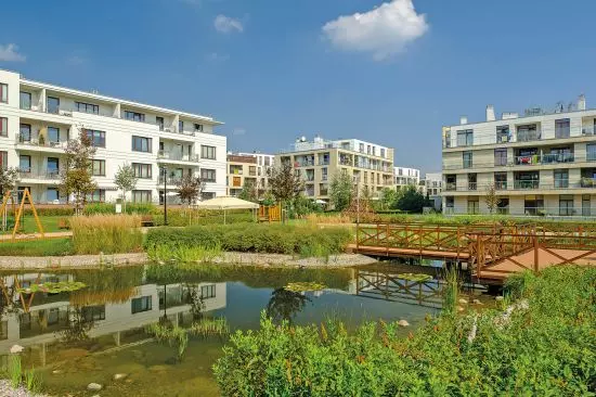 laureat of the Warsaw in flowers and greenery competition - estate Under the Crown of the Republic