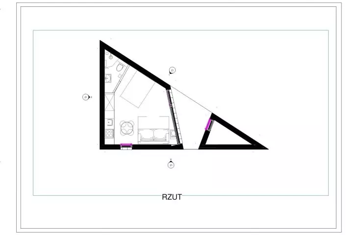 Wildcat cottage, projection
