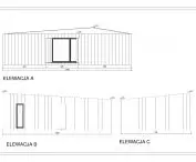 Wildcat house, elevations
