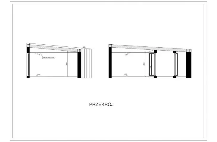 Wildcat house, cross-section 