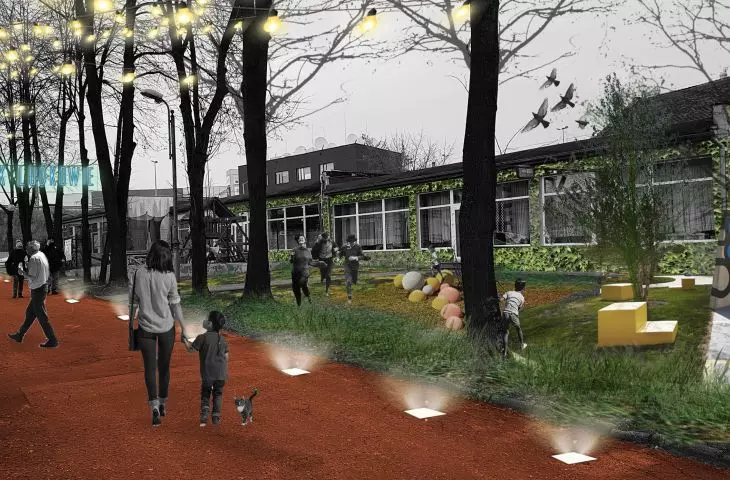 The project involves the introduction of greenery