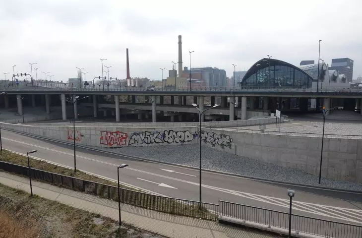 vicinity of Łódź Fabryczna railway station