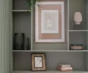 living room bookcase