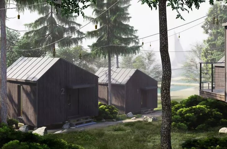 visualization of cottages