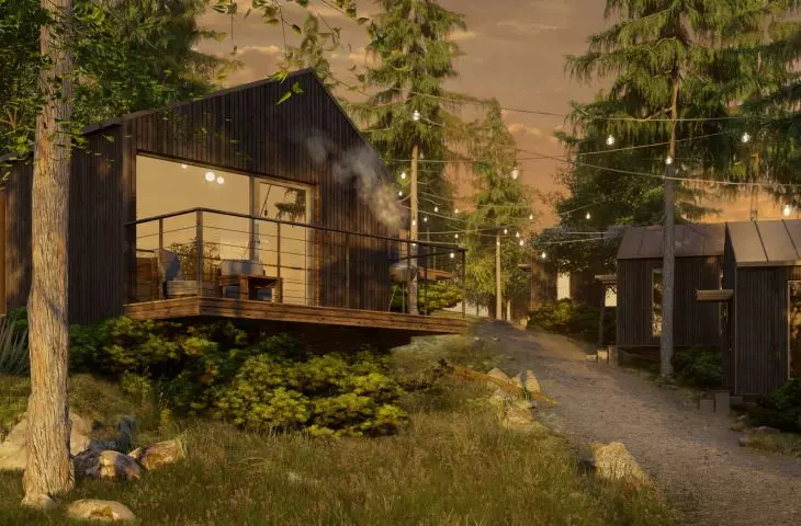 cottages, visualization