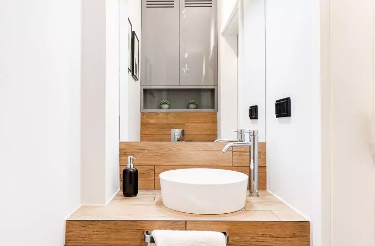 Bright toilet