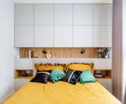 Functional cabinets over the bed