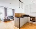 Kitchen and living room