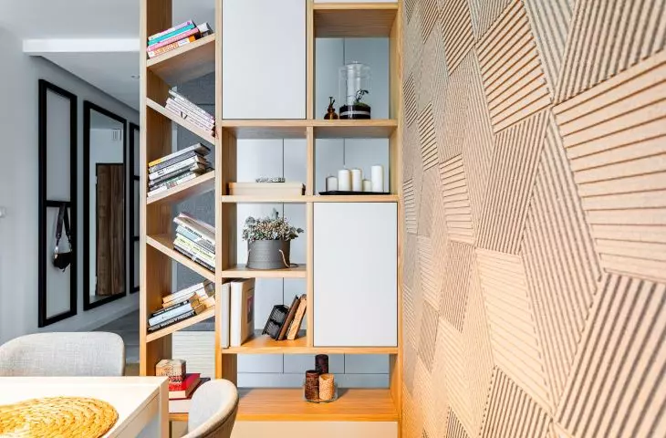Cork wall and partition rack