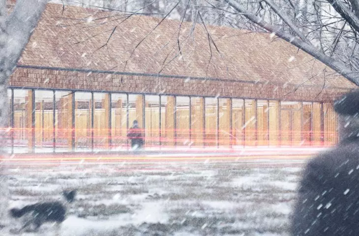 Centrum Aktywizacji w Czarkowy, strona południowa
