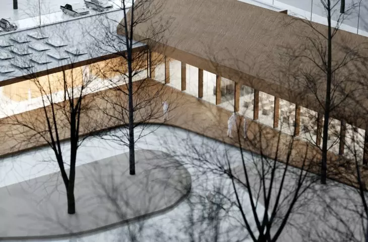 Centrum, widok strefy parkowej