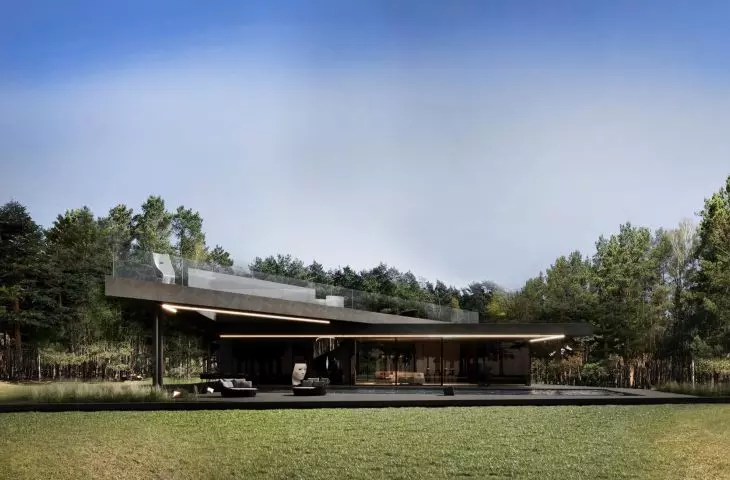 Single-storey guest house