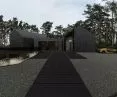RE: REDWOOD HOUSE, od strony wejścia