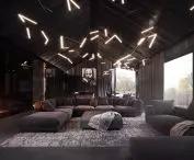 RE: REDWOOD HOUSE, living room interior