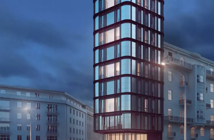 Visualization of the building at Polytechnic Square