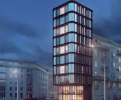 Visualization of the building at Polytechnic Square