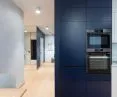 Navy blue apartment in Poznan