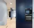 Navy blue apartment in Poznan