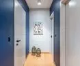 Corridor with intriguing graphics