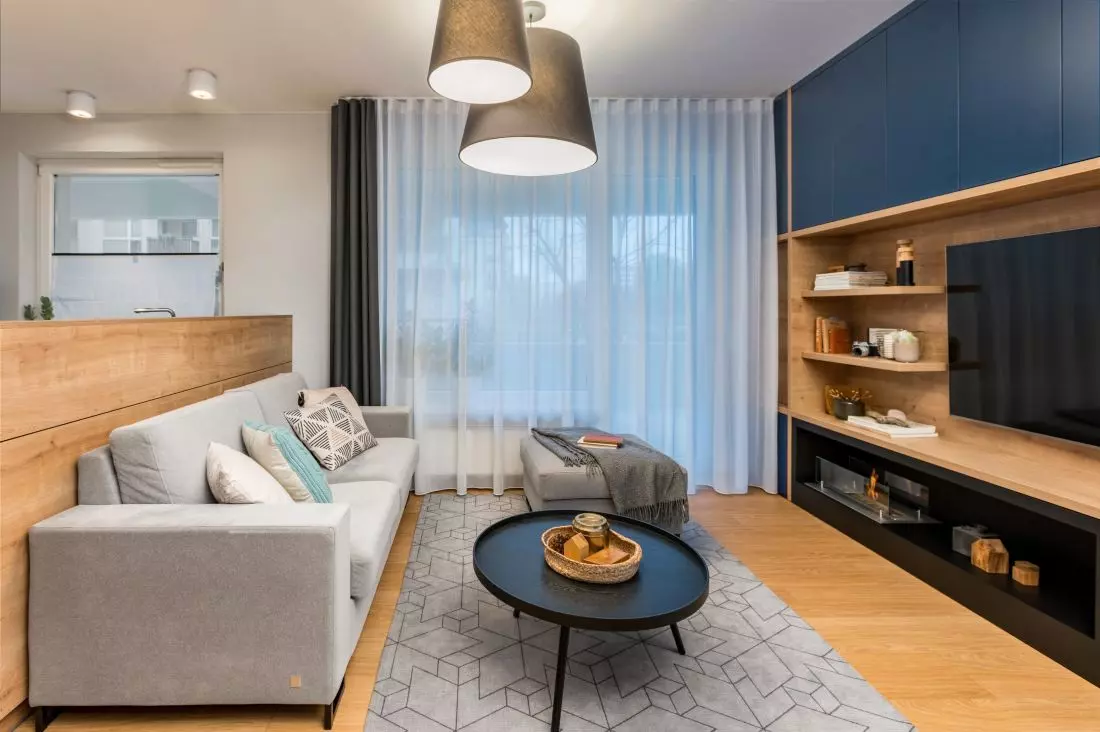 Salon
w Poznańskim mieszkaniu