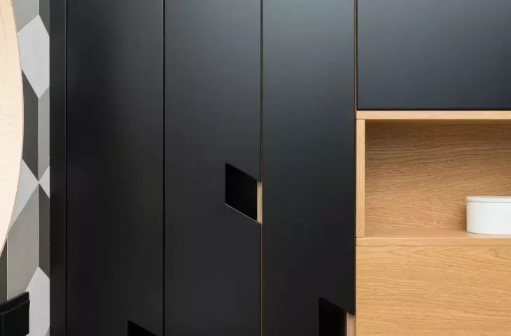 Cabinet fronts with openwork cutouts