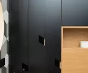 Cabinet fronts with openwork cutouts