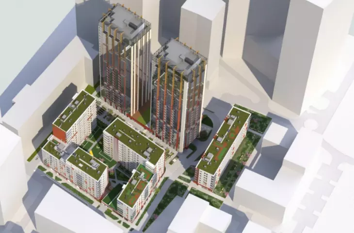 Towarowa Towers - visualization