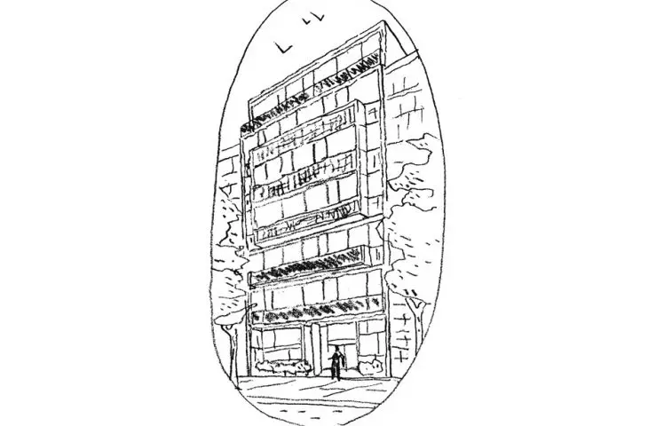 The building at 24 rue Nungesser et Coli. 