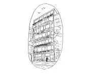 The building at 24 rue Nungesser et Coli. 