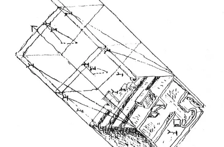 Tracés régulateurs in the composition of the Stein villa in Garches