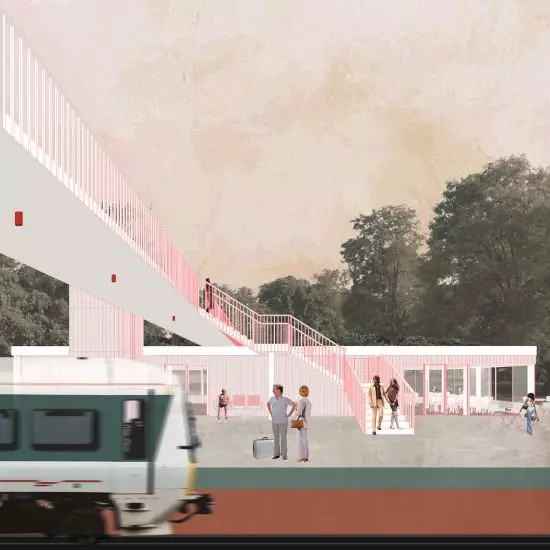 visualization of big station wizualizacja big station