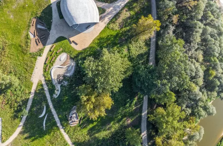 Stone Pavilion in Warsaw