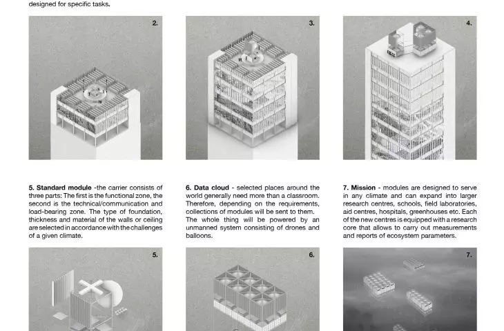 Pilgrim Skyscraper, module production