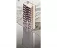 Pilgrim Skyscraper, a cross-section of the tower