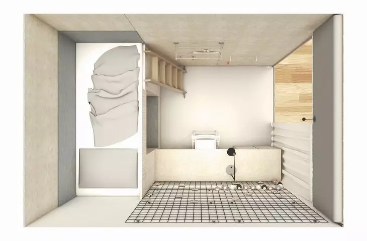 Residential module, top view