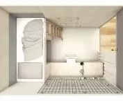 Residential module, top view