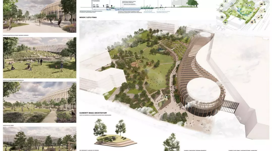 I Nagroda: Projekt aut. RS Architektura krajobrazu Dorota Rudawa