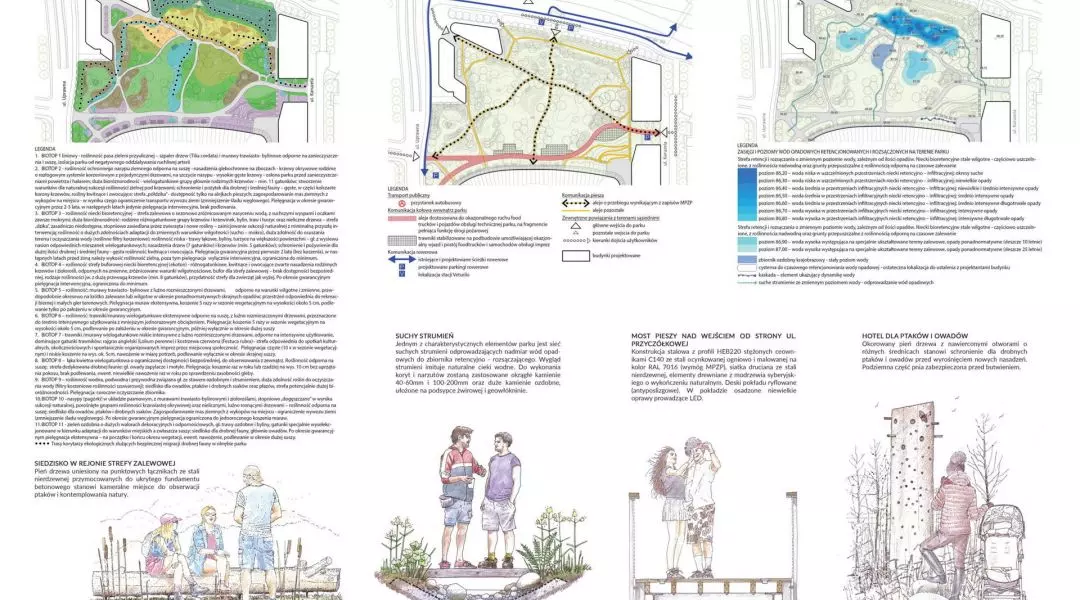 III Nagroda: Projekt aut. zespołu: Piotr Hardecki Architekt, „Abies” Architektura Krajobrazu, Maciej Nonas