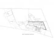House on the slope, first floor plan