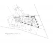 House on the slope, floor plan