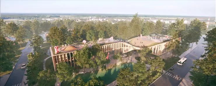 widok z&nbsp;lotu ptaka