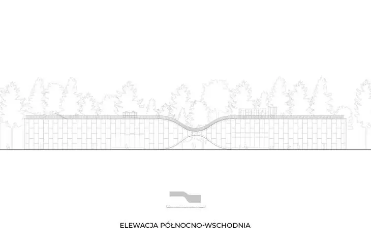 elewacja północno-wschodnia
