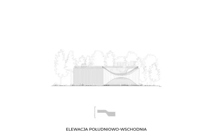 elewacja południowo-wschodnia