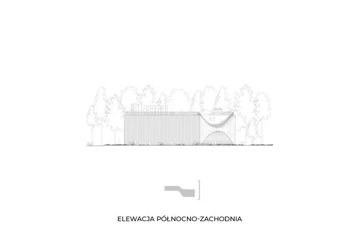 elewacja północno-zachodnia
