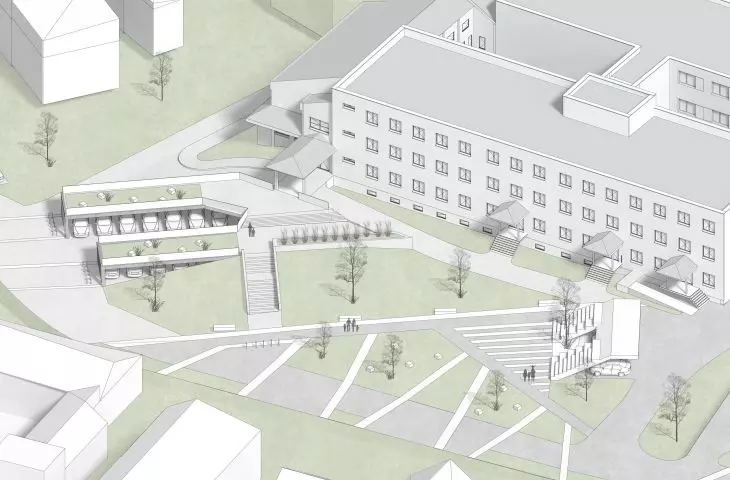 Zagospodarowanie placu przed przychodnią