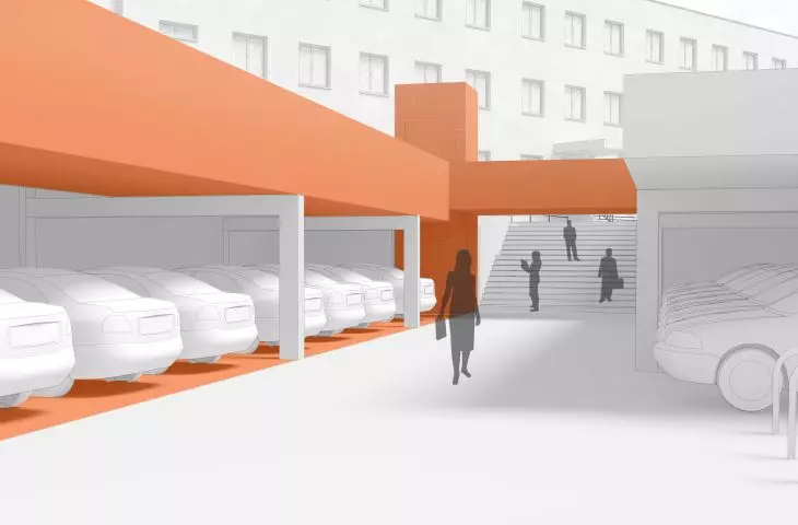 Wizualizacja parkingu