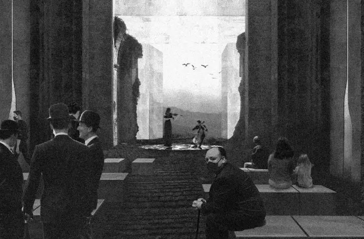 Chiesa Diruta - Risveglia, interiors