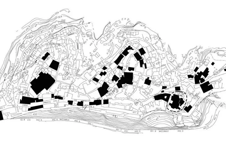 Grottole township, plan