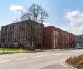 High school from the street
